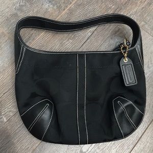 Black coach purse